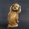 Happy Shaolin hand on head