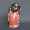 Happy Shaolin hand on head