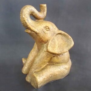 Sitting Elephant Statue