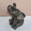 Sitting Elephant Statue