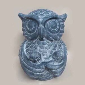 owl and baby statue