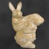 rabbit statue carrying