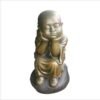 Shaolin statue sitting on Stone