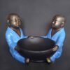Two Shaolin with Bowls