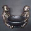 Two Shaolin with Bowls