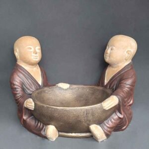 Two Shaolin with Bowls