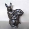 rabbit statue carrying