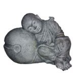 shaolin tidur kenthong_black white wash